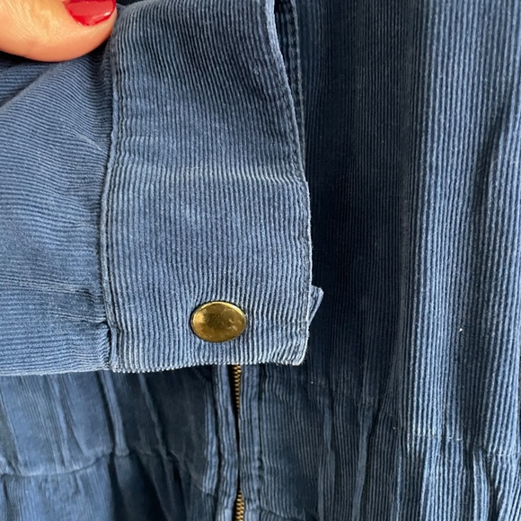 Horses Atelier blue corduroy Flight Jumpsuit size 2 - Picture 3 of 7